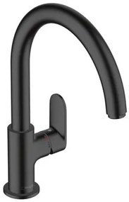 Hansgrohe Vernis Blend M35 mosogató csaptelep forgó karral fekete matt 71870670