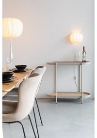 Bézs konzolasztal 39x85 cm Amaya – White Label