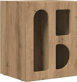 vidaXL Éjjeli asztal Artisan tölgy 40 x 35 x 50 cm Faanyag