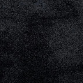 OVIEDO fekete rövid szálú szőnyeg 160x230 cm