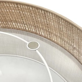 LED mennyezeti lámpa SIRJA BOHO LED/36W/230V Ø 45 cm bézs/fehér