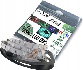 Led Szalag 12V 5050 30LED IP20 Rgb Többszínű 2mb