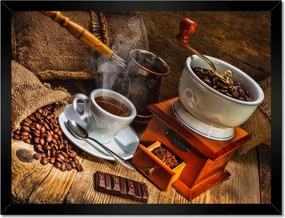 Poszterek keretben 40x30 Ízletes kávé Csokoládé