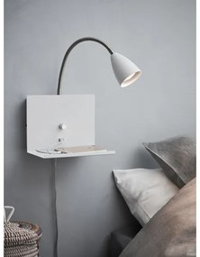 Markslöjd 107140 - Fényerő-szabályozó fali lámpa USB LOGI 1xGU10 / 7W / 230V