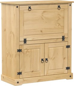 vidaXL Corona tömör fenyőfa bortároló szekrény 97 x 45 x 114 cm