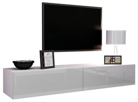 TV asztal/szekrény Zylia 180 (fekete + fényes fekete). 1053752