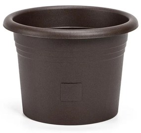 Plastia Öntözés nélküli virágcserép Narza átmérő25 cm, csokoládé, 25 cm átmérőjű