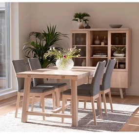 Brooklyn matt lakkozott tölgyfa étkezőasztal, 170 x 95 cm - Rowico