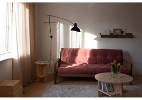 Bézs len kinyitható kanapé 205 cm Knob – Karup Design