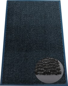 Lábtörlő Bemeneti Oslo 90x150cm Gumi Textil Univerzális Fekete