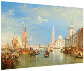 Kép - Joseph Mallord William Turner, Venice the Dogana and San Giorgio Maggiore, reprodukciók (90x60 cm)