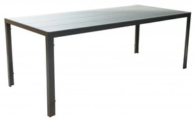 Haggen kerti asztal, 150 x 90 x 74 cm, alumínium
