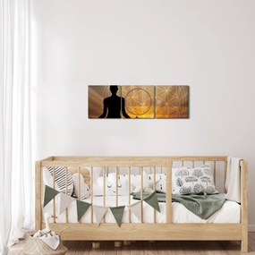 A meditáció képe (órával) (90x30 cm)