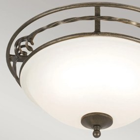 Elstead Lighting PEMBROKE PB-F-A-BLK-GOLD Süllyesztett mennyezeti lámpa 2x60W/E27