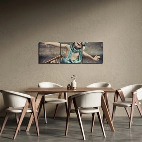 Kép - Fiatal pilóta (órával) (90x30 cm)