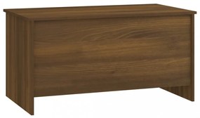 barna tölgyszínű szerelt fa dohányzóasztal 102x55,5x52,5 cm