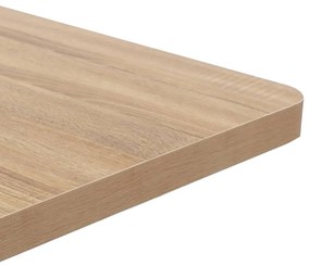 Világosbarna MDF bisztróasztal 50 x 50 cm