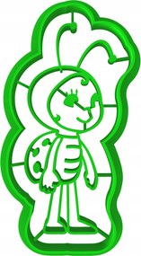 Mézeskalács lyukasztó Mese Méhecske Maja Katicabogár Klára