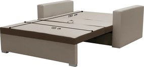 ASTRA2 Kétszemélyes kinyitható kanapé Sötétkék/krém