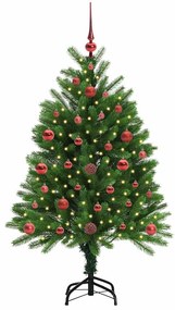 Karácsonyfa 150 LED-del állvánnyal Zöld 120 cm PE