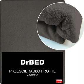 Gumis lepedő 90x200 Frottír Tartós Szín Szürke Húsos Lengyel