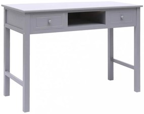 szürke tömör császárfa íróasztal 108 x 45 x 76 cm