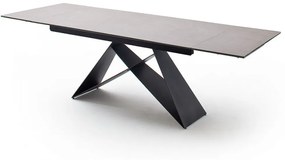 KOBE Világosszürke Bővíthető Kerámia Étkezőasztal 160-240cm