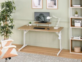 PC asztal Matts 140 (tölgy + fehér). 1109790