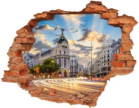 3d fali matrica lyuk a falban Madrid, spanyolország nd-c-103181516
