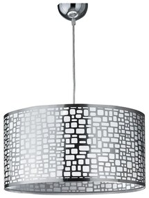 ONLI - Csillár zsinóron BRUCE 1xE27/15W/230V átm. 45 cm matt króm