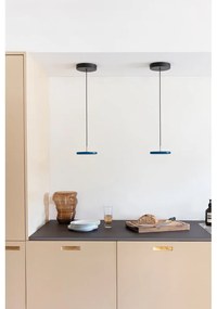 Petróleumkék LED függőlámpa fém búrával ø 15 cm Asteria Micro – UMAGE