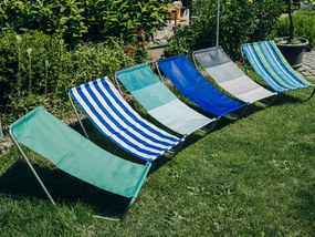 Összecsukható tengerparti napozóágy SAND, zöld