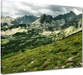 Vászonkép 50x40 Tátra Lengyel hegyek Kilátás