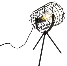 Ipari asztali lámpa állvány fekete 40 cm - Bliss Vefa