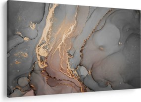Kép - Szürke-arany márvány (90x60 cm)