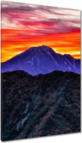 Vászonkép 80x120 Hegyi táj nyugattal