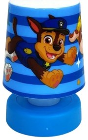 LED gyermek éjszakai lámpa PAW PATROL 11 cm kék