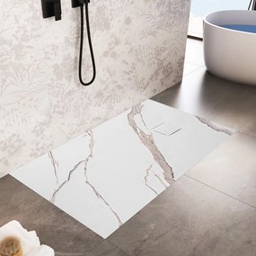 Zuhanytálca Magnum CARRARA WHITE 90x120
