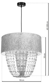 Csillár ALMERIA 1xE27/60W/230V