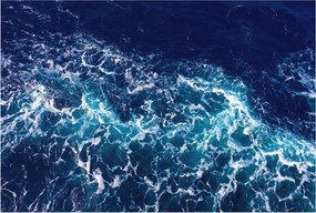 Flizelin tapéta falra Prémium tengeri hullámok 104x70 ragasztó