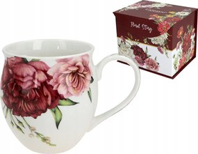 Csodálatos Porcelán bögre Hordó Kerti Virágok 430ml