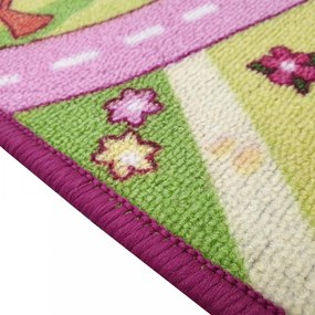 Milda Barbie Birodalom Rózsaszín Kislány Gyerekszőnyeg 200 x 200 cm