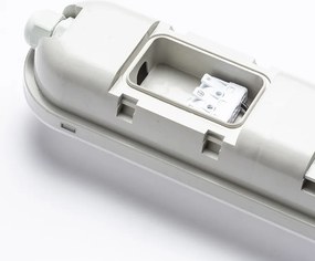 RENDL TRIDENT PRO 120 lámpatest szürke matt akrilát 230V LED 40W IP65 4000K