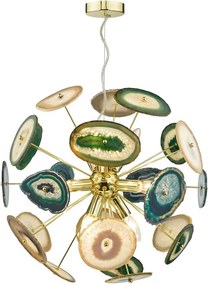 Dar Lighting ACHATES ACH1355 Függőlámpa 9x25W/E14 IP20