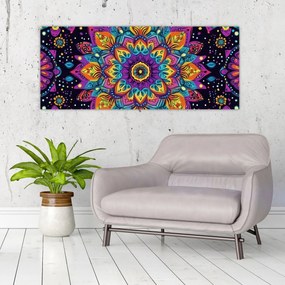 Kép - Kaleidoszkópos mandala (120x50 cm)