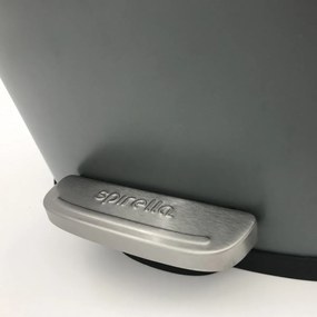 Spirella Soft-close Akira pedálos hulladékgyűjtő 12 l, matt szürke, 12 l