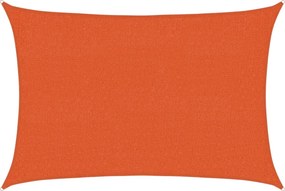 vidaXL narancssárga HDPE napvitorla 160 g/m² 2 x 2,5 m