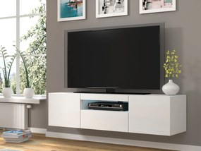 TV asztal/szekrény Aurora (fényes fehér). 1057687