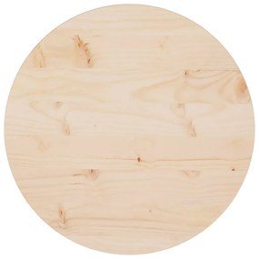 tömör fenyőfa asztallap Ø50 x 2,5 cm