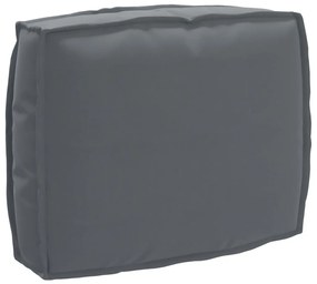 Raklap párna készlet 2 pcs Antracit 50 x 50 x 12 cm